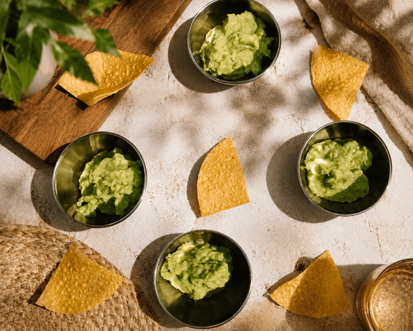 Guaca Mix con totopos para negocios de alimentos